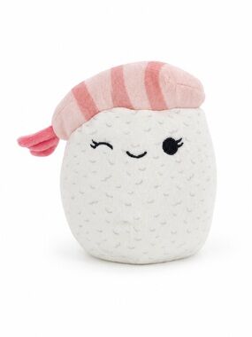 Squishmallows Shrimp Nigiri Sushi Plush Stuffed Animal Kawaii Toy